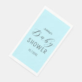 Baby shower Boy Blue Elegant Servet (Hoek)
