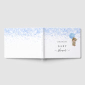 Baby shower Boy Blue Teddybeer Gastenboek (Volledig)