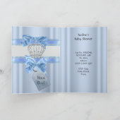 Baby shower Boy Blue White Prince Crown (Binnen)