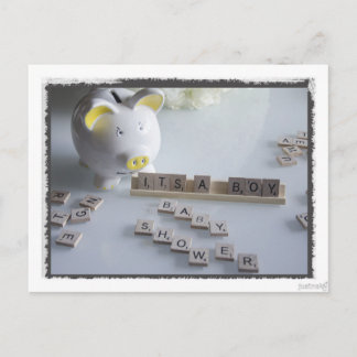 Baby shower Boy Briefkaart