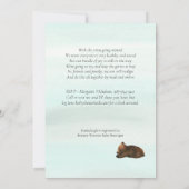 Baby shower Boy Forest Adventure Beren Quarantined Kaart (Achterkant)