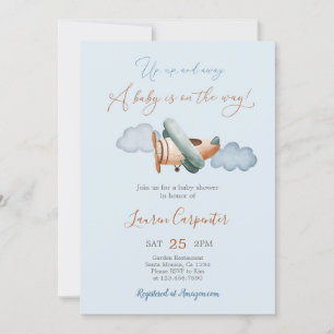 Baby shower Boy Invitation Kaart