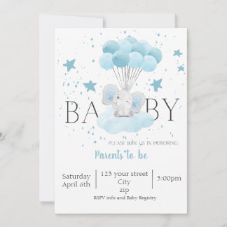 Baby shower Boy Kaart