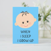 Baby shower Boy Kaart (Staand voorkant)