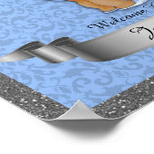 Baby shower Boy, Poster 8,5 inch x 11 inch (Hoek)