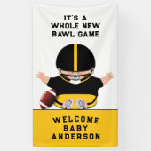 Baby shower Boy Spandoek (Verticaal)