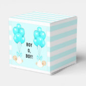 Baby shower Boy Twins Bedankdoosjes (Achterkant)