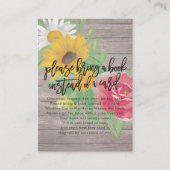 Baby shower Breng alsjeblieft een boek in plaats v Informatiekaartje (Voorkant)