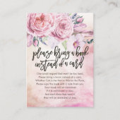 Baby shower Breng alsjeblieft een boek in plaats v Informatiekaartje (Voorkant)
