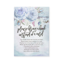 Baby shower Breng alsjeblieft een boek in plaats v