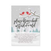 Baby shower Breng alsjeblieft een boek in plaats v