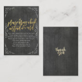 Baby shower Breng alsjeblieft een boek in plaats v Informatiekaartje (Voorkant / Achterkant)