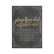 Baby shower Breng alsjeblieft een boek in plaats v