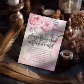 Baby shower Breng alsjeblieft een boek in plaats v Informatiekaartje