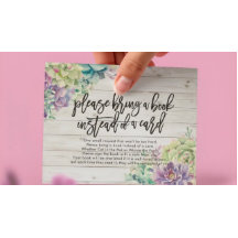 Baby shower Breng alsjeblieft een boek in plaats v