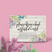 Baby shower Breng alsjeblieft een boek in plaats v Informatiekaartje