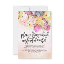 Baby shower Breng alsjeblieft een boek in plaats v