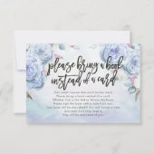 Baby shower Breng alsjeblieft een boek in plaats v Kaart (Voorkant)