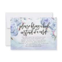 Baby shower Breng alsjeblieft een boek in plaats v