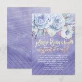 baby shower Breng een boek in plaats van een kaart (Voorkant / Achterkant)