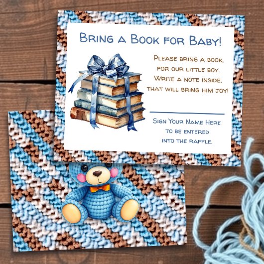 Baby Shower Breng een boek voor Baby Flyer