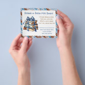 Baby Shower Breng een boek voor Baby Flyer (Hand)