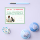Baby Shower: Breng een boek voor de baby loterij Flyer (Enkel)