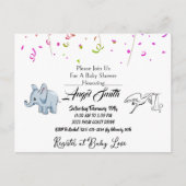 Baby shower Briefkaart (Voorkant)