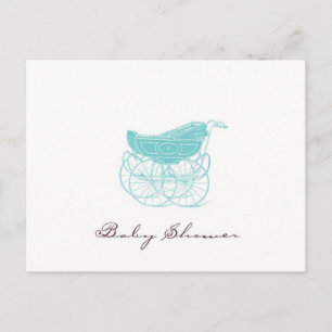 Baby shower Briefkaart