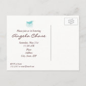 Baby shower Briefkaart (Achterkant)