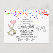 Baby shower Briefkaart (Voorkant)