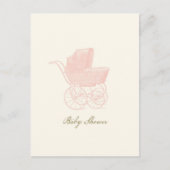 Baby shower Briefkaart (Voorkant)