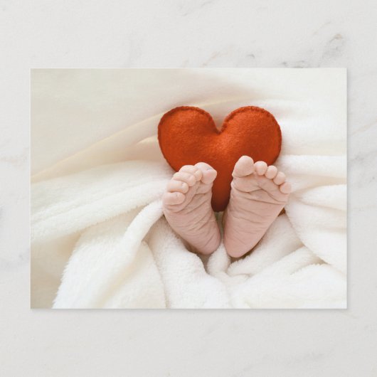 Baby shower briefkaart (Achterkant)