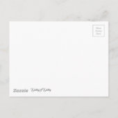 Baby shower briefkaart (Achterkant)