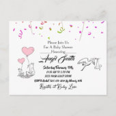 Baby shower Briefkaart (Voorkant)