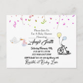 Baby shower briefkaart (Voorkant)