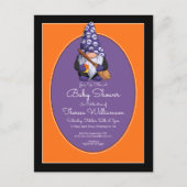 BABY SHOWER | Briefkaart voor uitnodiging Gnome Ha (Voorkant)
