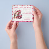 Baby Shower Bring a Book for Baby Flyer (Hand)