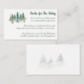 Baby shower Bring a Book Informatiekaartje (Voorkant / Achterkant)