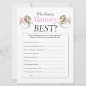 Baby Shower Bruine Zeemeermin Moeders Baby Onder D Kaart (Voorkant)