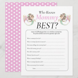 Baby Shower Bruine Zeemeermin Moeders Baby Onder D Kaart