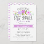 Baby shower Brunch | Baby Shower Kaart (Voorkant / Achterkant)