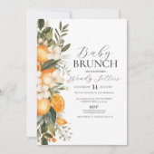 Baby shower Brunch Bloemen Bachelorette Fruit Kaart (Voorkant)