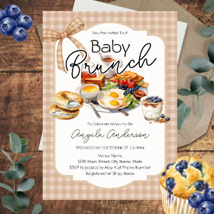Baby Shower Brunch Neutraal Kaart