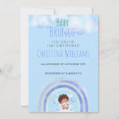 Baby shower Brunch Uitnodiging (Voorkant)