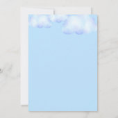 Baby shower Brunch Uitnodiging (Achterkant)