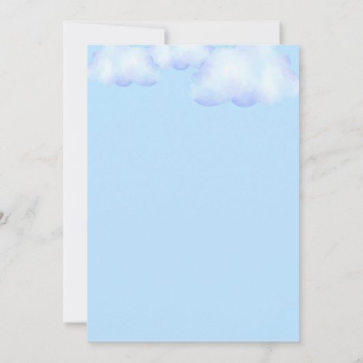 Baby shower Brunch Uitnodiging (Achterkant)