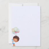 Baby shower Brunch Uitnodiging (Achterkant)