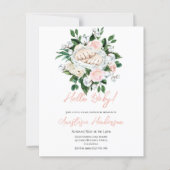 BABY SHOWER BUDGET - uitnodiging (Voorkant)