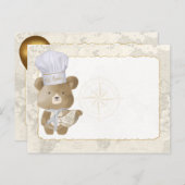 Baby Shower Buffet Voedselkaarten Uitnodiging Briefkaart (Voorkant / Achterkant)